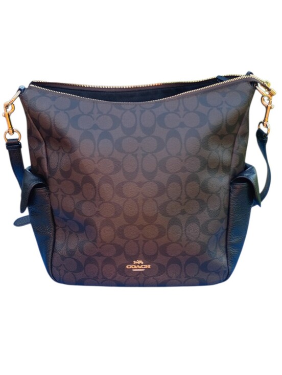 Coach Handbags - SOLD Coach Pennie Brown And Black Crossbody